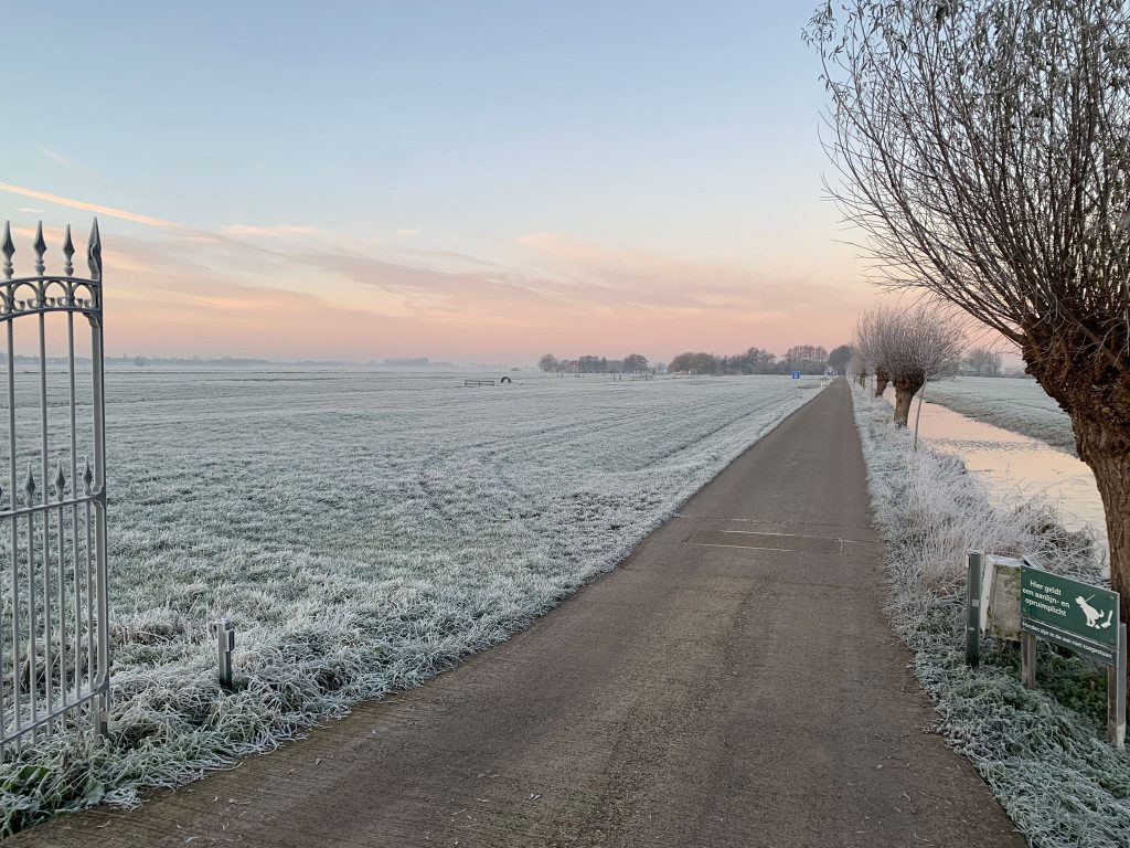 Uitzicht Winterboerderij - Boerderij De Boerinn