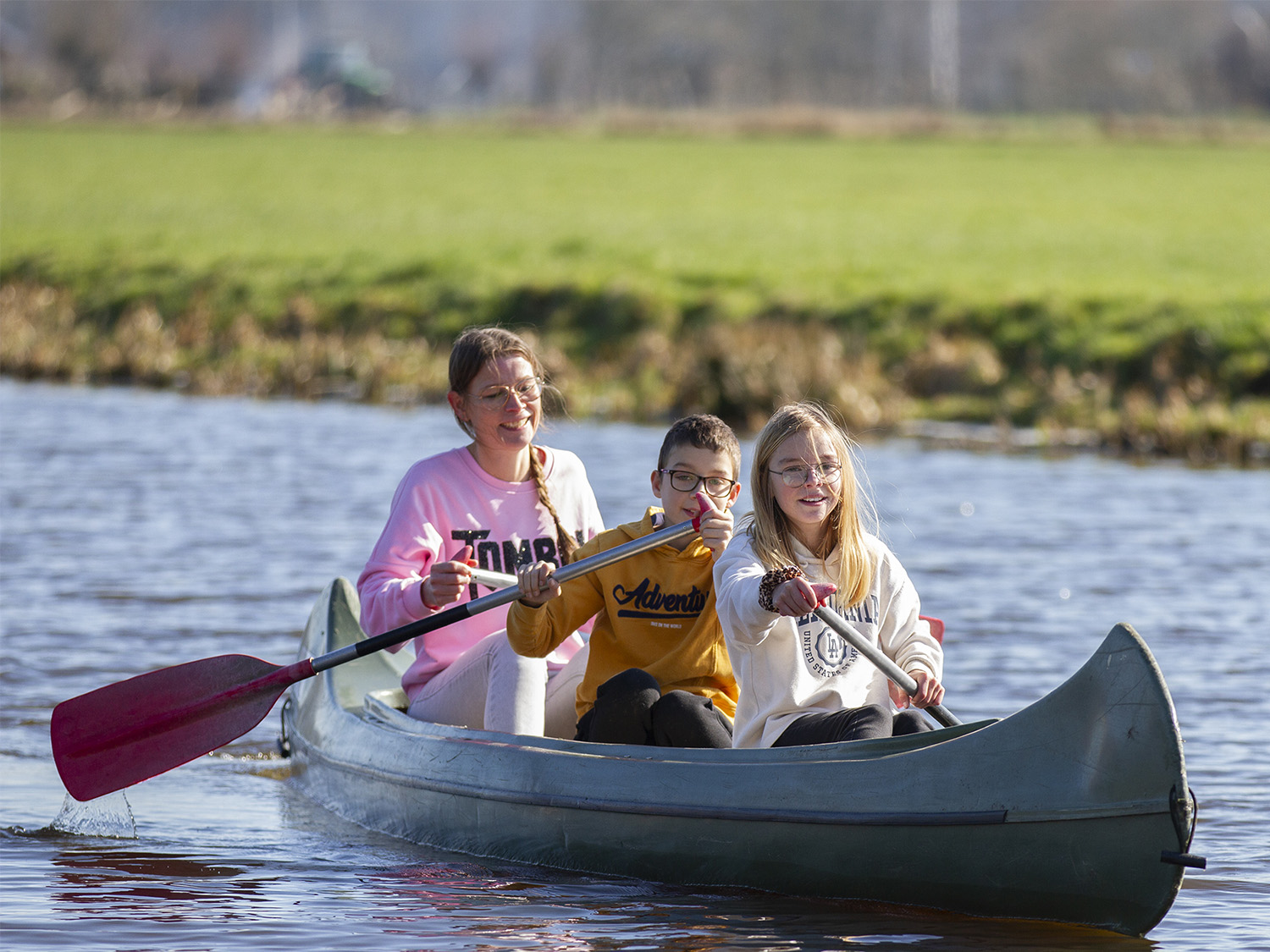 Kanovaren voor kinderen bij Boerderij De Boerinn