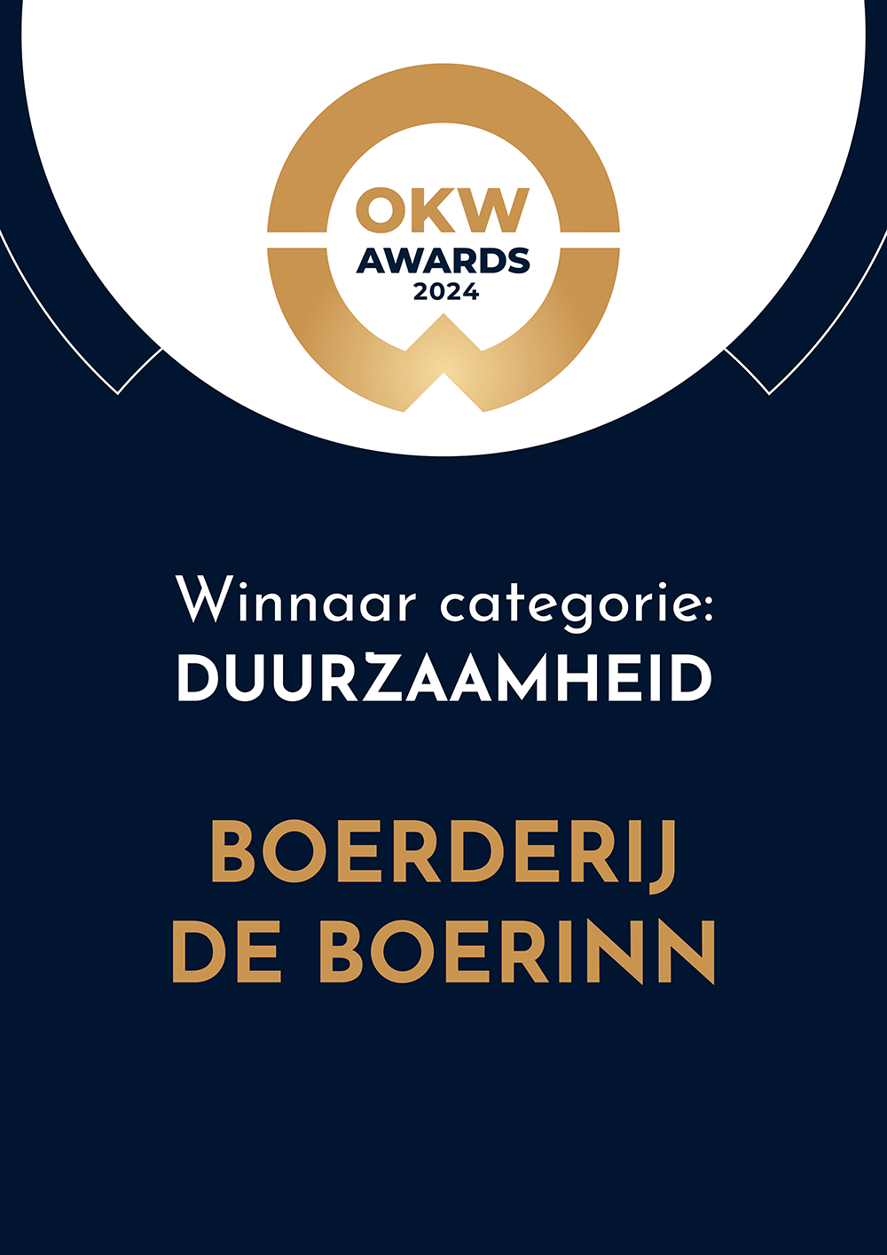 OKW Award duurzaamheid | Boerderij De Boerinn